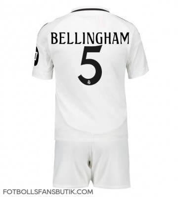 Real Madrid Jude Bellingham #5 Replika Hemmatröja Barn 2024-25 Kortärmad (+ Korta byxor)